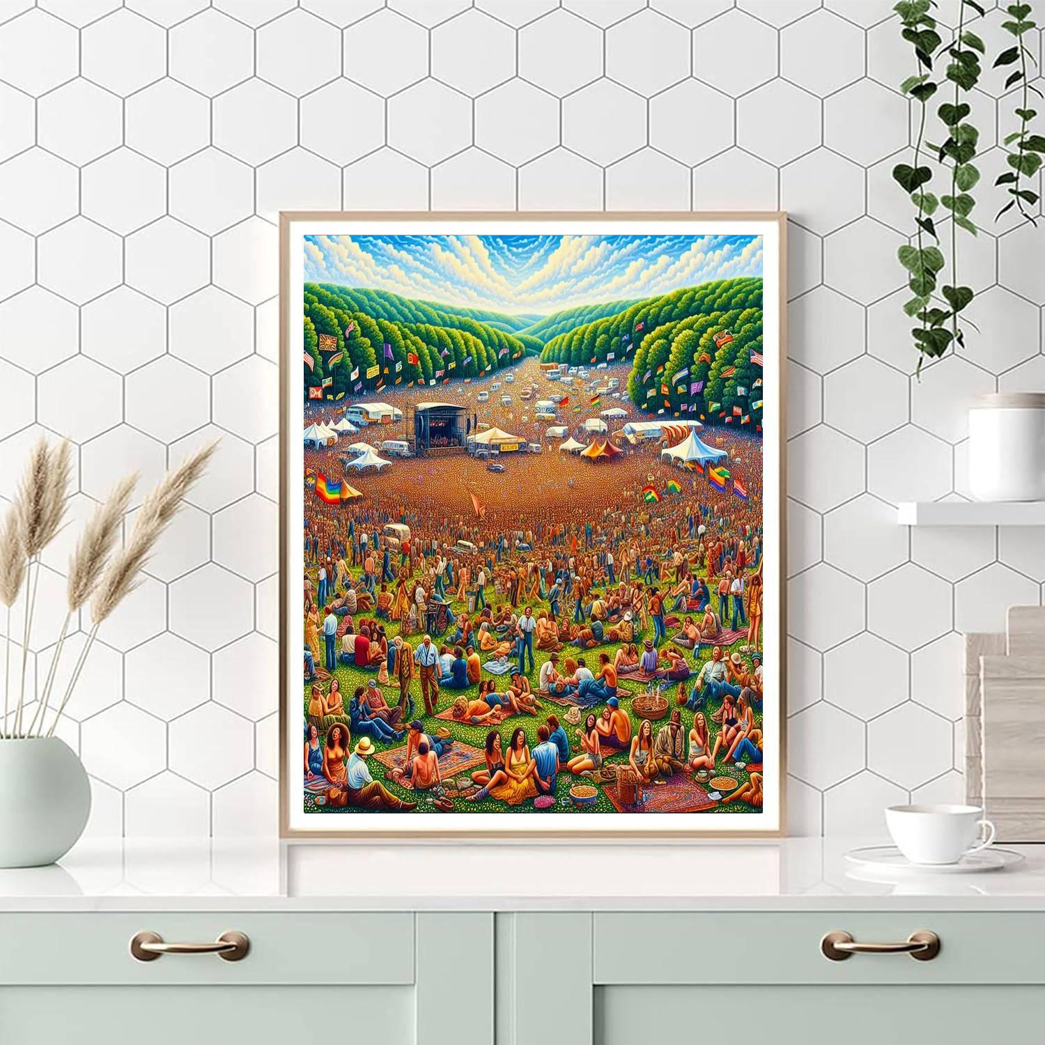 Woodstock - New York Numbered Painting Kits