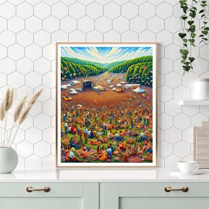 Woodstock - New York Numbered Painting Kits