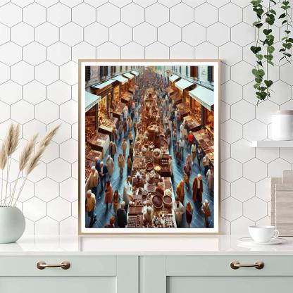 Eurochocolate Festival - Italy Painting By Numbers Kit