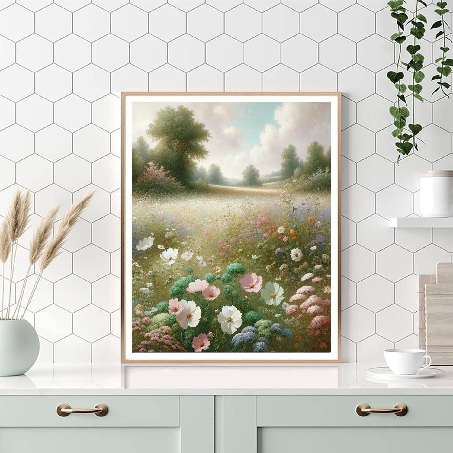 Wildflower Harmony Delight DIY Paint By Numbers
