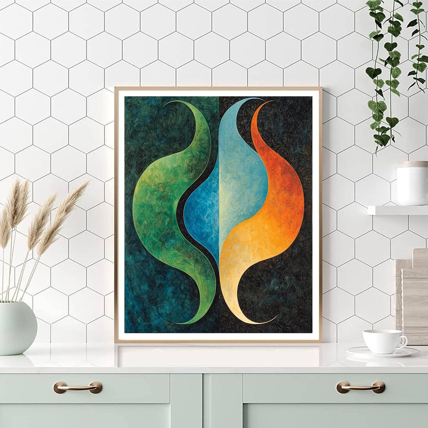 Max Ernst Inspired The Harmony Of Elements  Paint By Numbers Kits