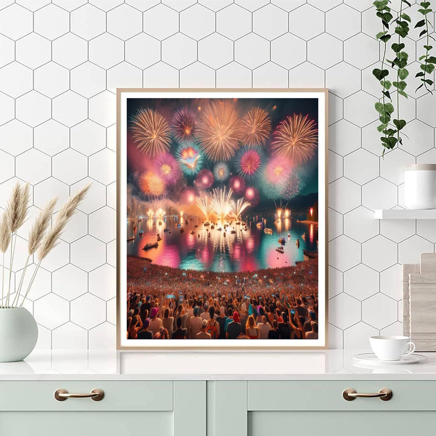 Celebration Of Light - Vancouver DIY Paint By Numbers