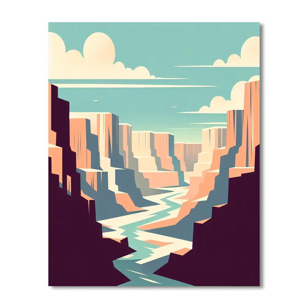 Canyon Capers Paint By Color