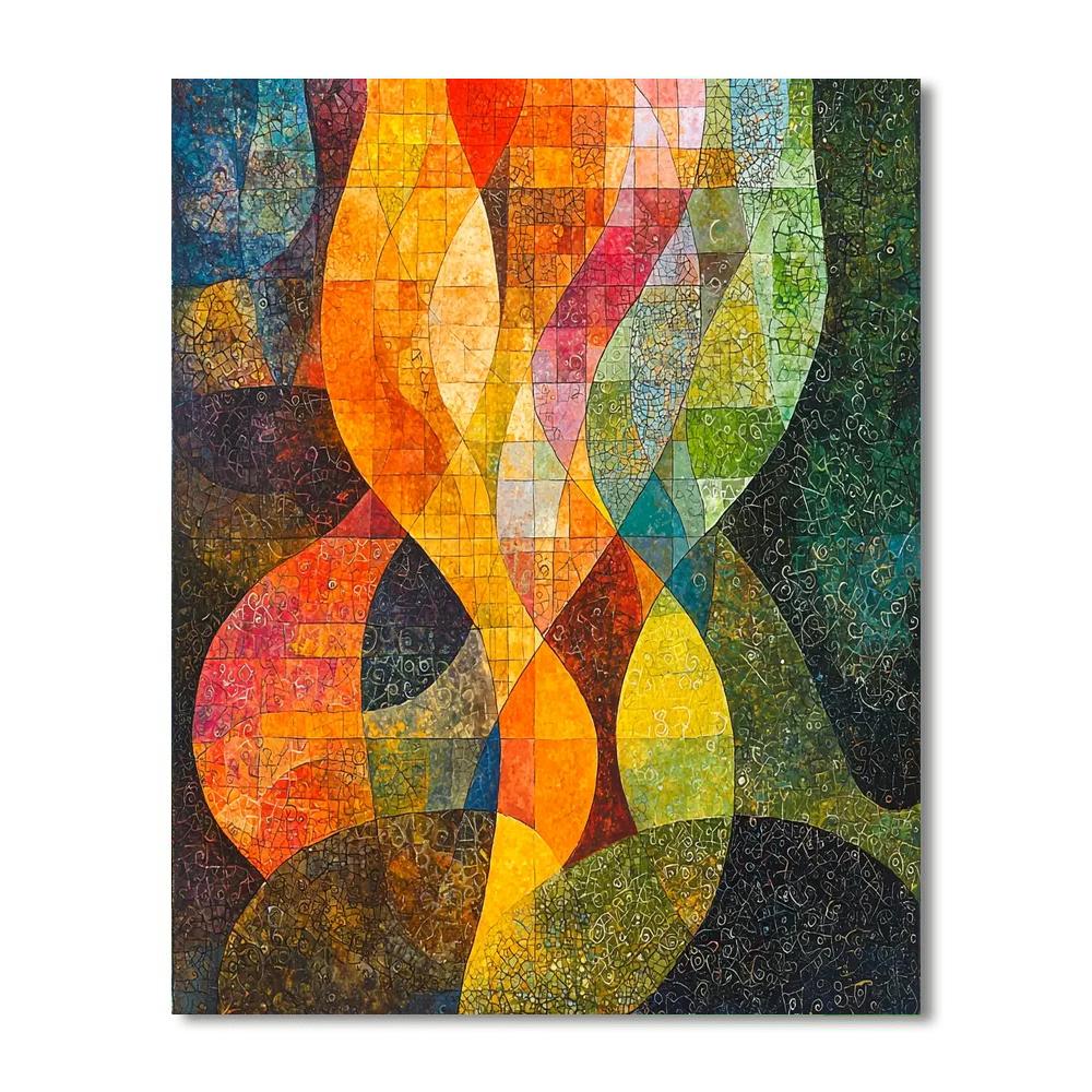Paul Klee Inspired Chords Of Color  Painting Number Kit