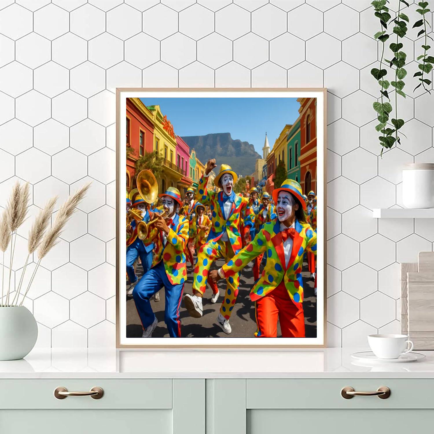 Cape Town Minstrel Carnival - Cape Town Paint By Numbers Art