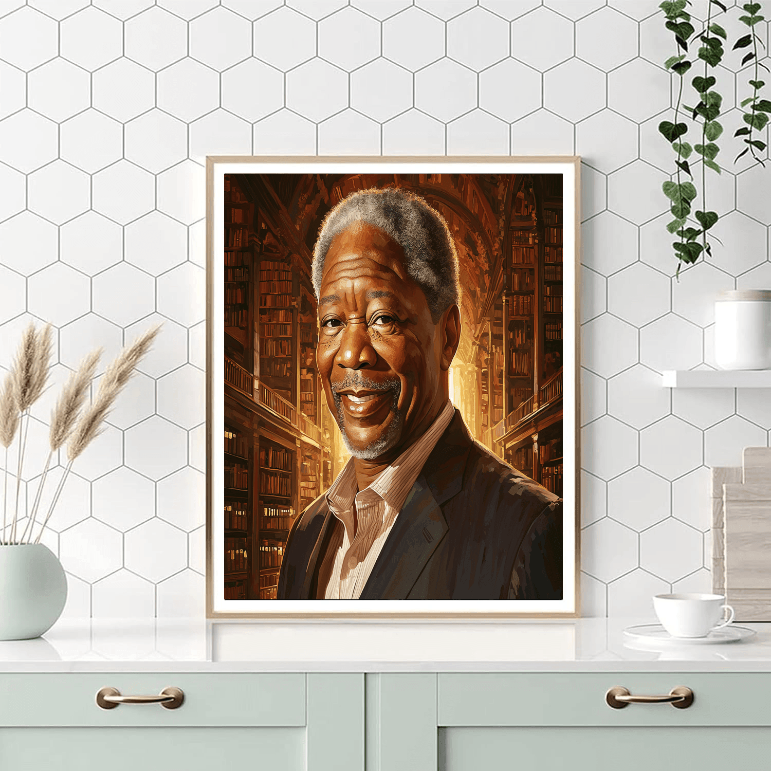 Morgan Freeman: Voice Of Wisdom, Echoes Of Eternity Paint By Numbers Kits