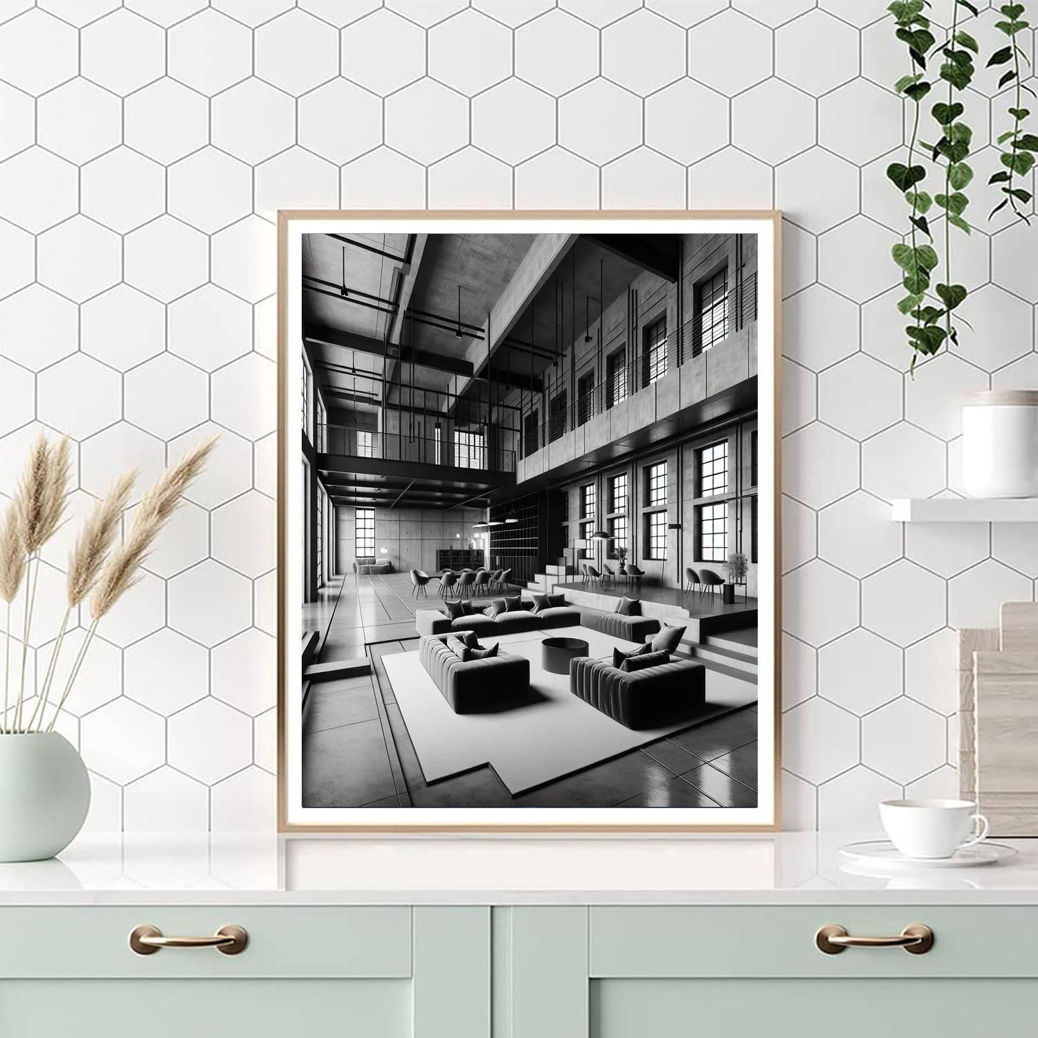 Modern Industrial Chic Paint By Number