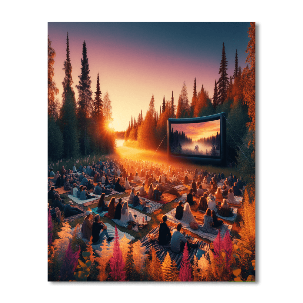 Midnight Sun Film Festival - Sodankylä Painting By Numbers Kit