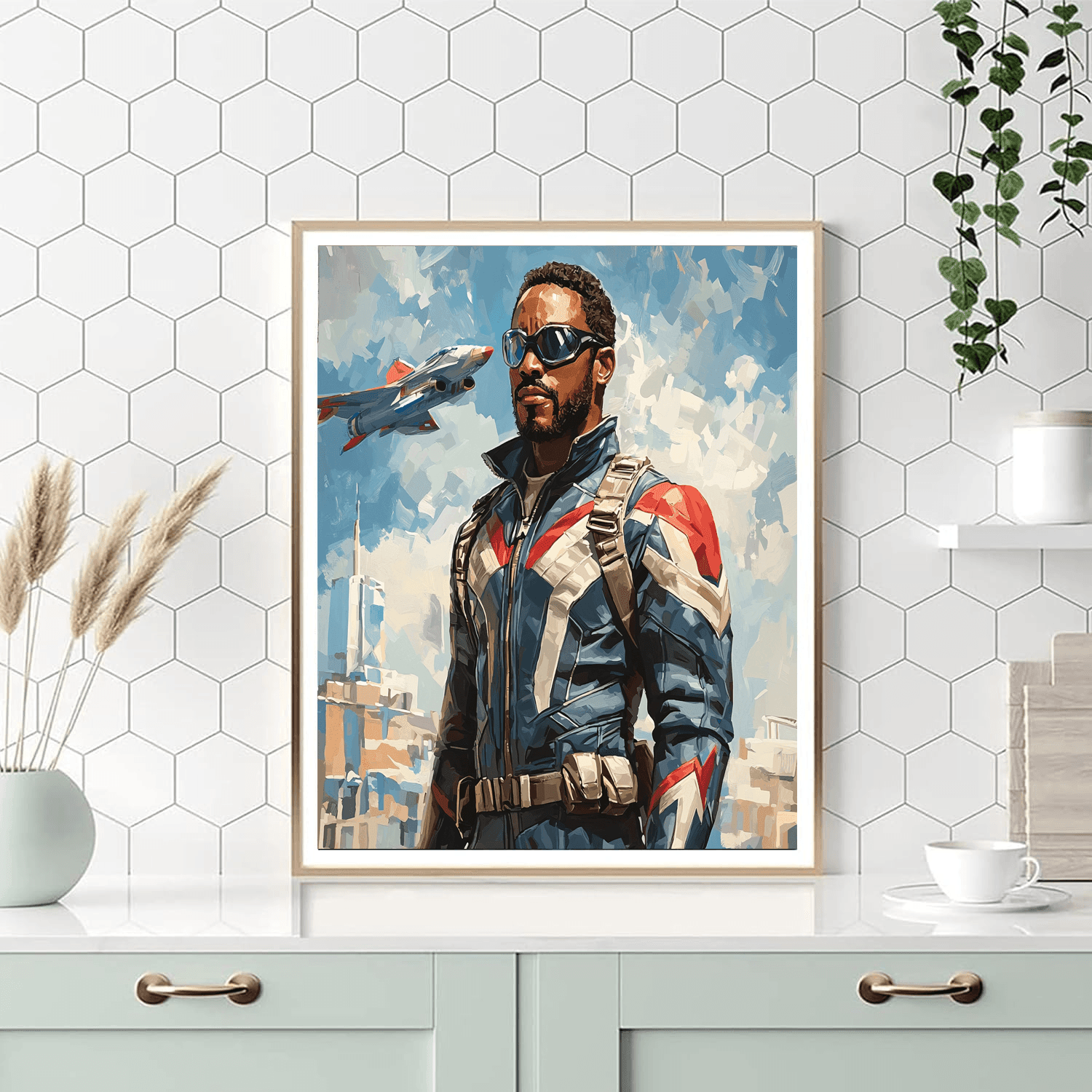 Anthony Mackie: The Unbreakable Spirit Of Falcon Painting By Numbers Kit
