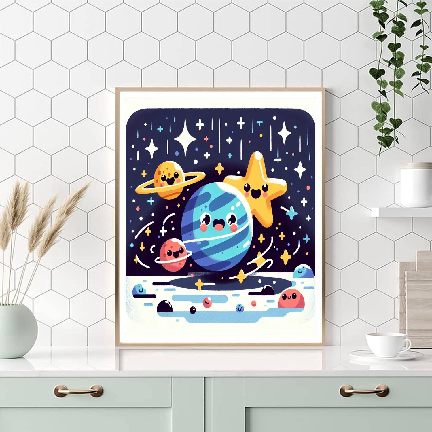 Cosmic Carnival Delight Painting By Numbers Kit