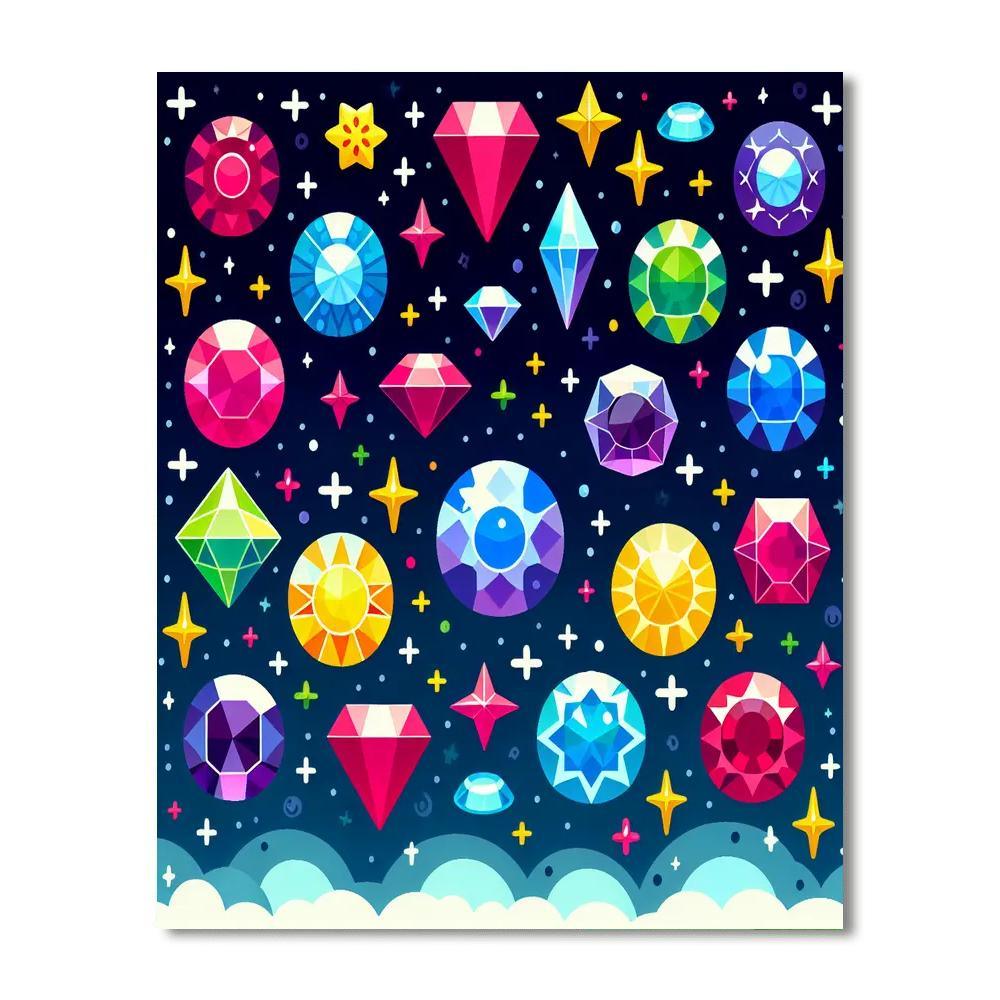 Twinkling Treasures Paint By Numbers