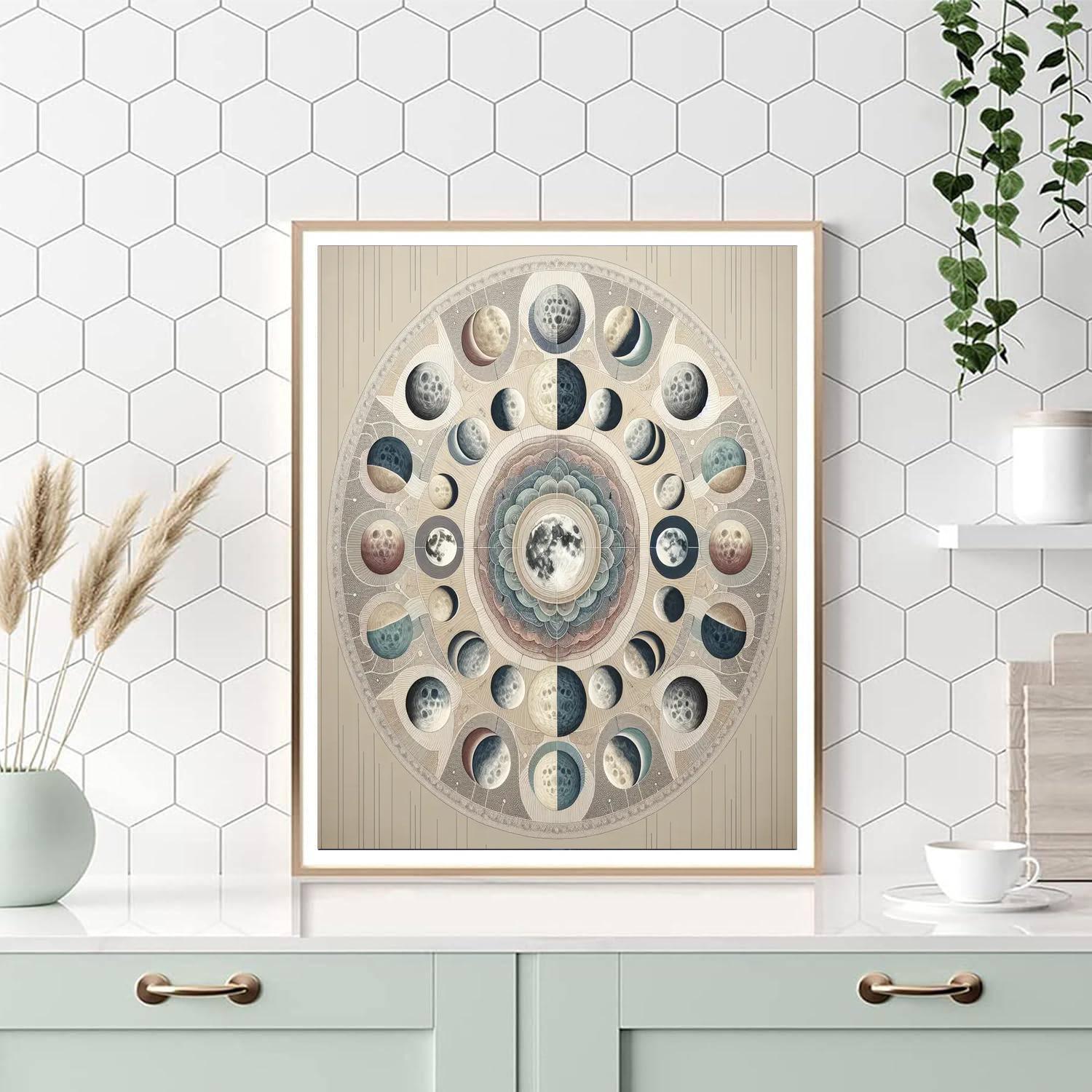 Lunar Elegance Tapestry Paint By Number