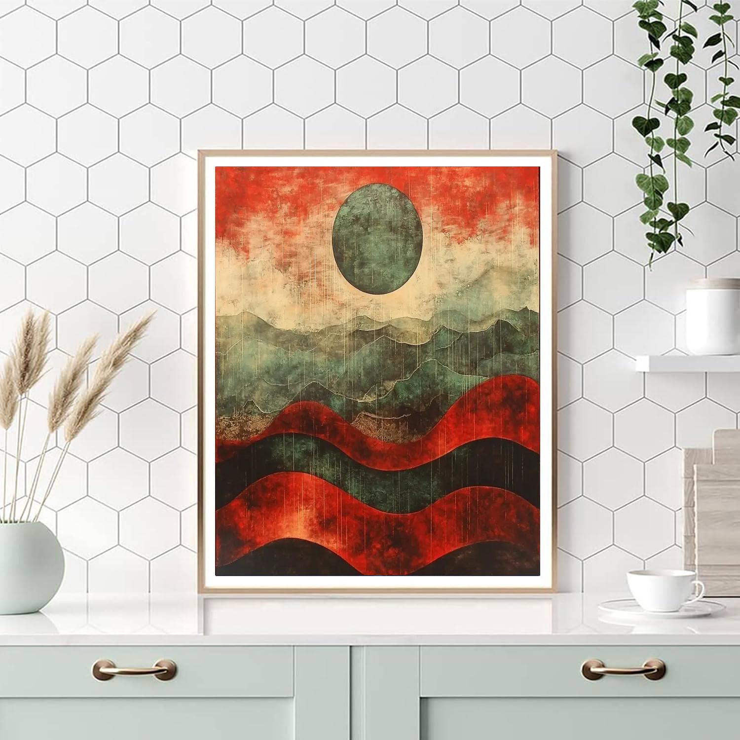 Nandalal Bose Inspired Mythic Landscapes  Painting Number Kit