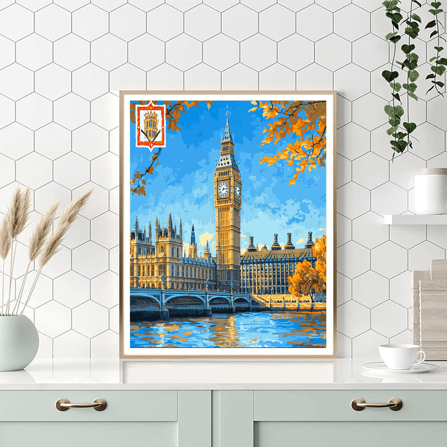 Big Ben And The Houses Of Parliament - England DIY Paint By Numbers