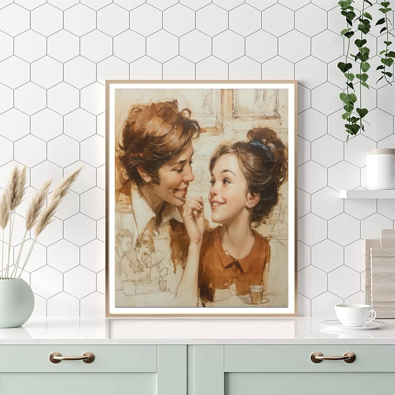 Together Through Time Painting Number Kit