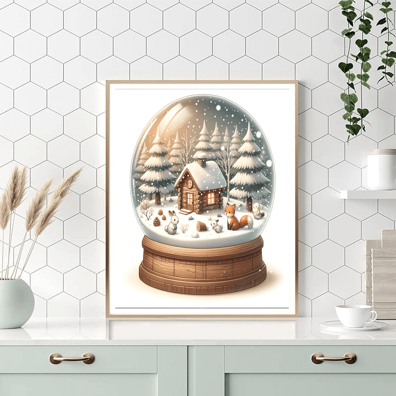 Magical Snow Globe Paint By Color