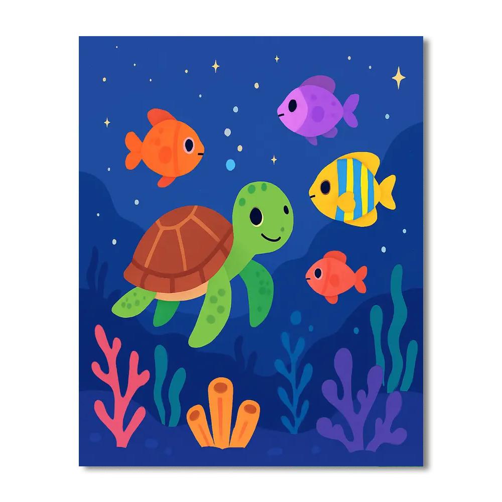 Mystical Undersea Voyage Paint By Color