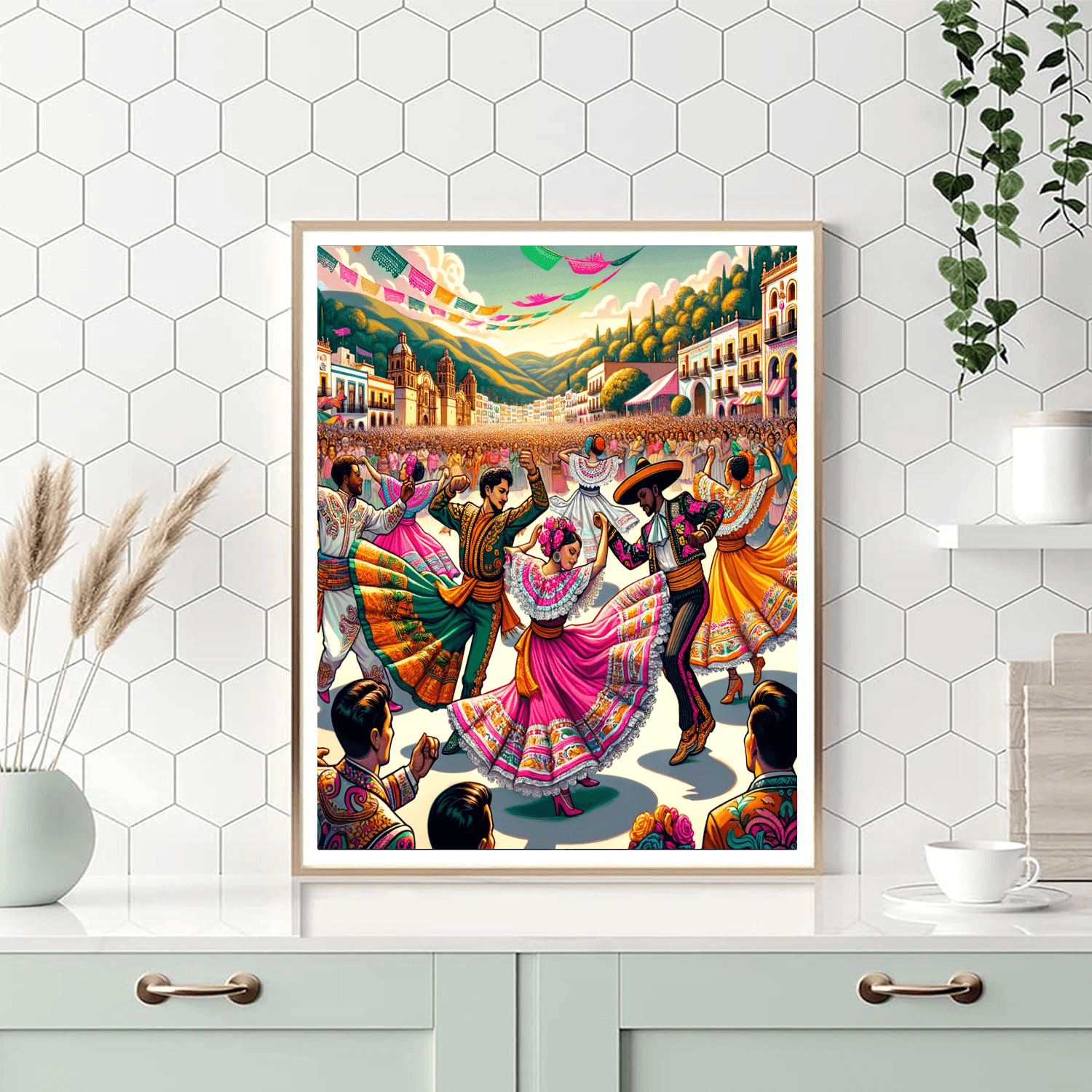 Guelaguetza Festival - Mexico Painting By Numbers Kit