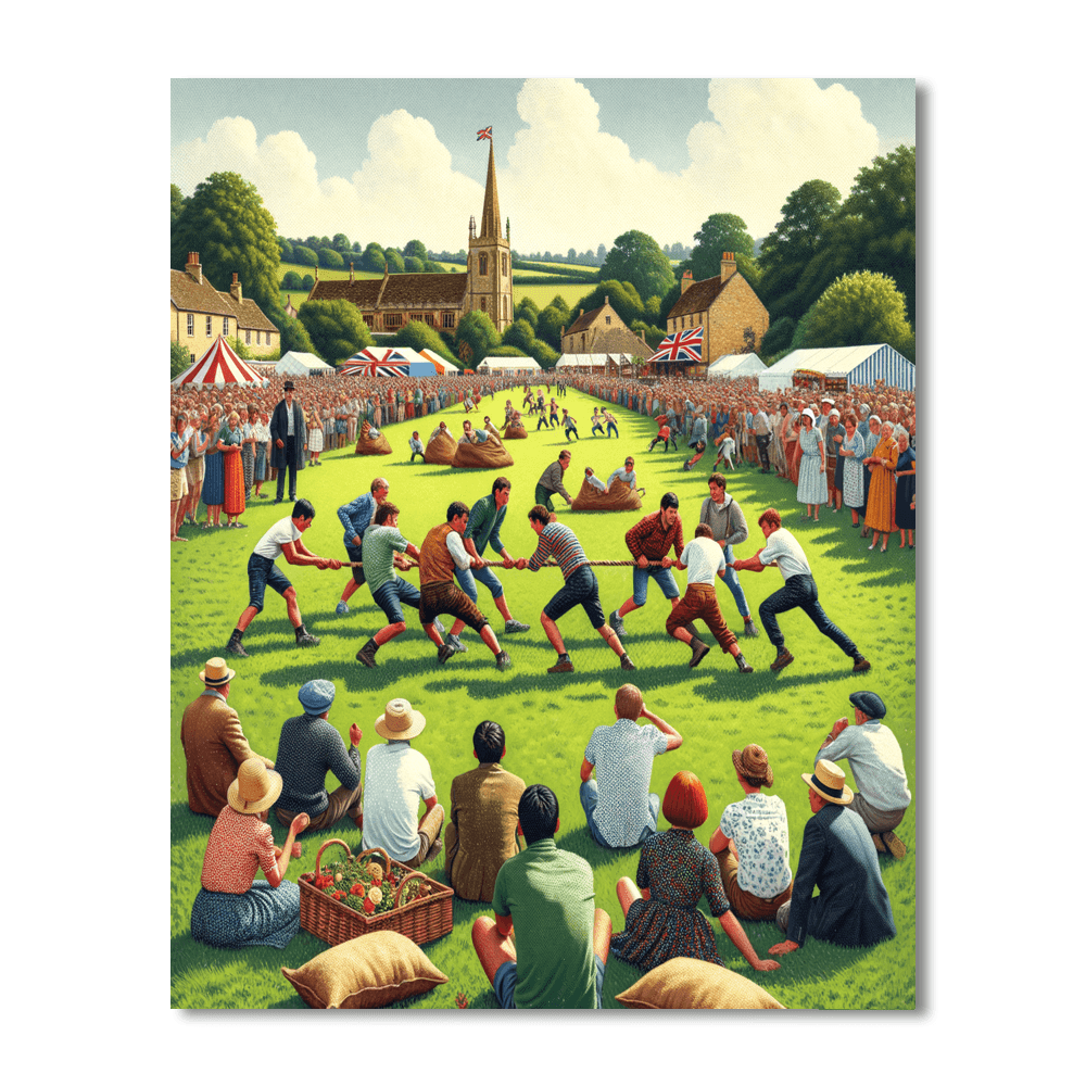 The Cotswold Olimpick Games DIY Paint By Numbers