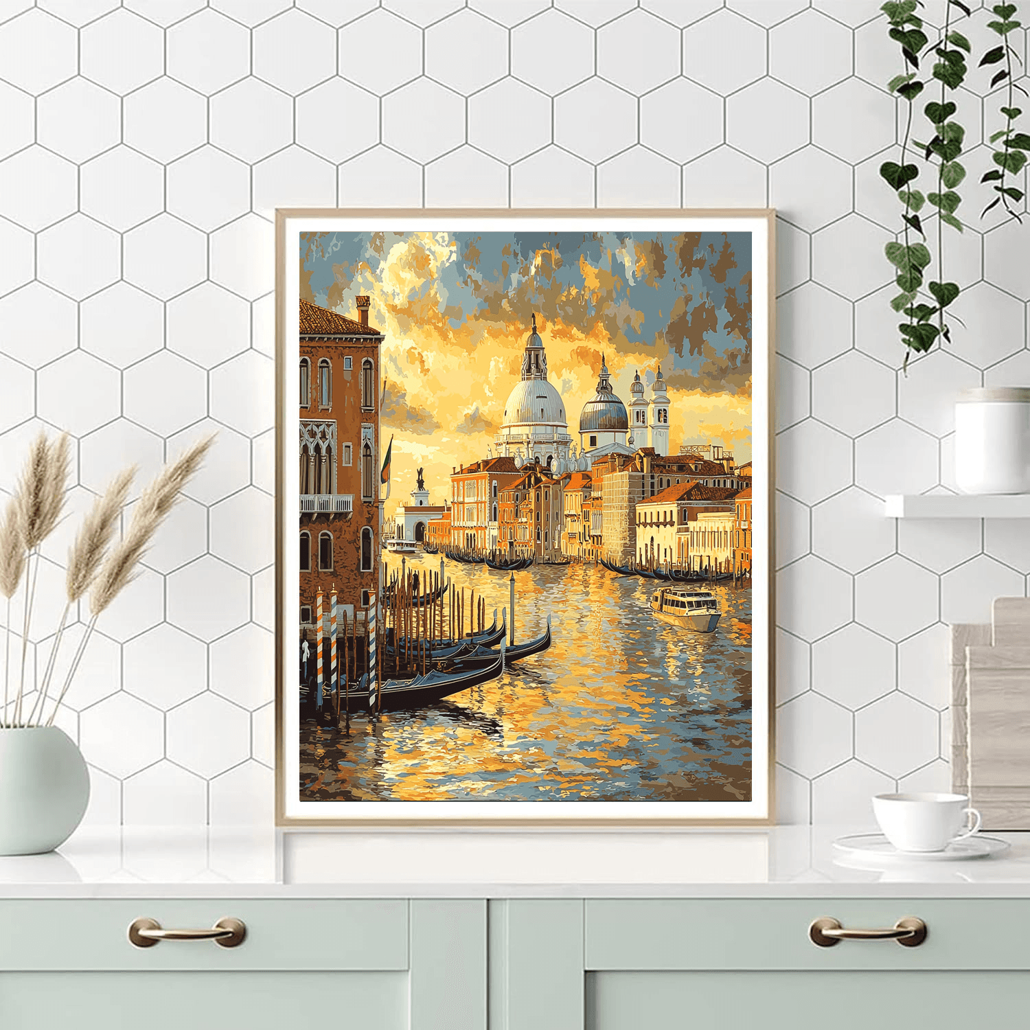 Canaletto Inspired Historic Landmarks  Paint By Numbers Art