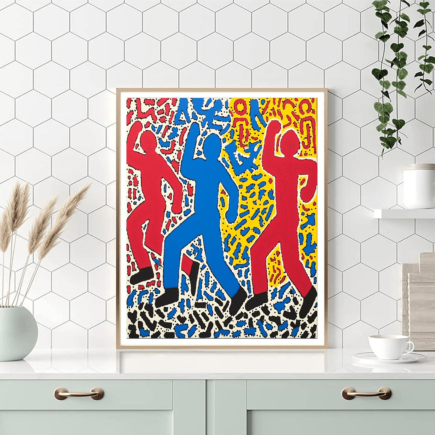 Keith Haring Inspired Urban Jungle Adventure  Painting By Numbers Kit