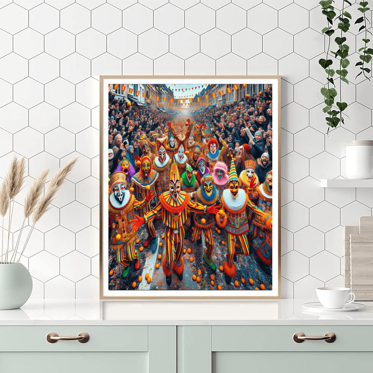 Carnival Of Binche - Binche, Belgium Paint By Numbers