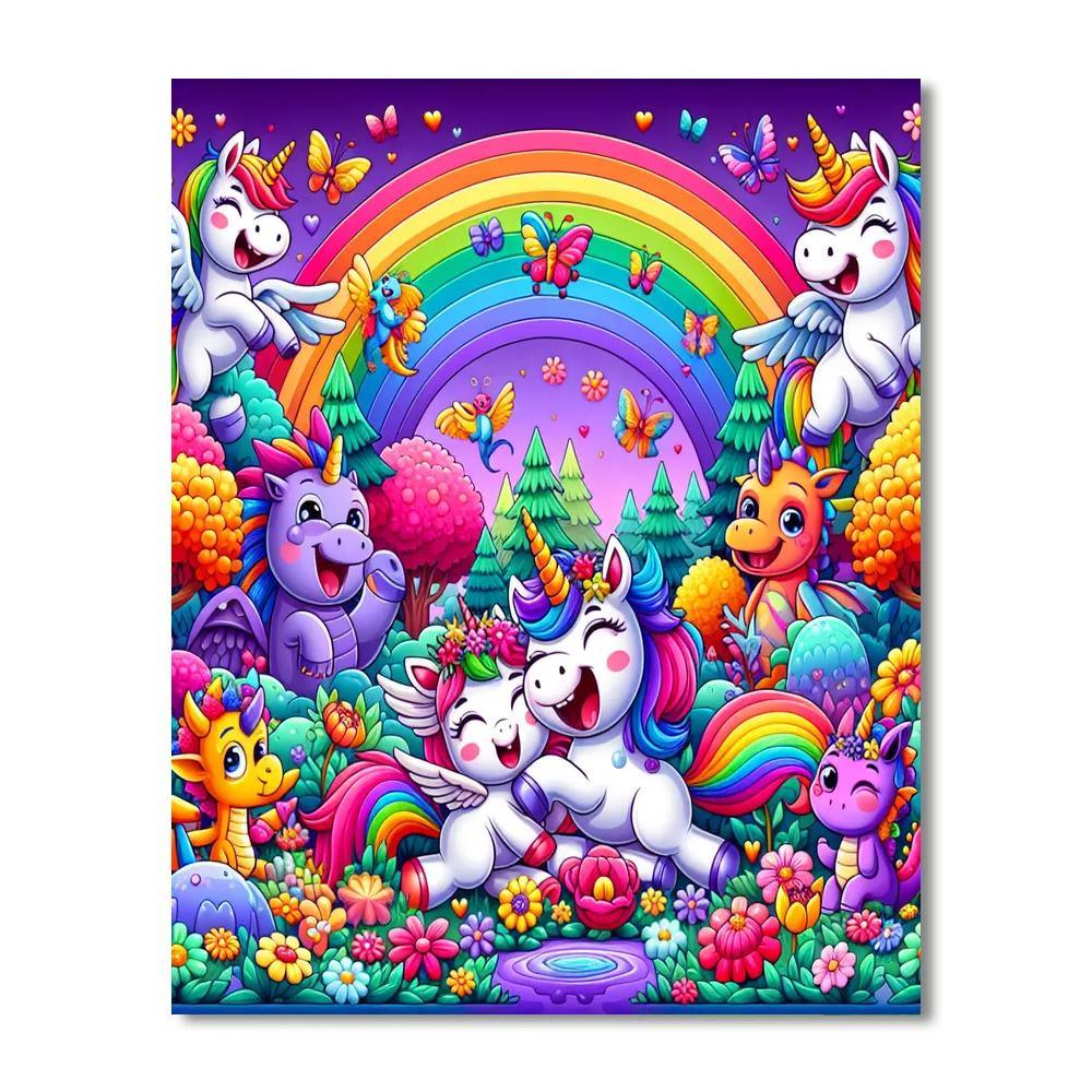 Magical Fantasy Adventure Paint By Color