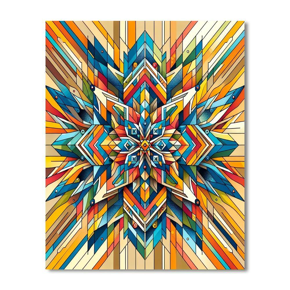 Radiant Patterns Paint By Number