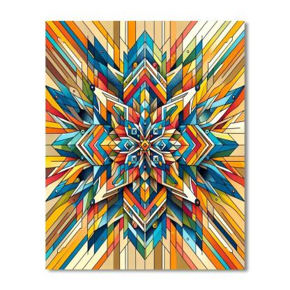 Radiant Patterns Paint By Number
