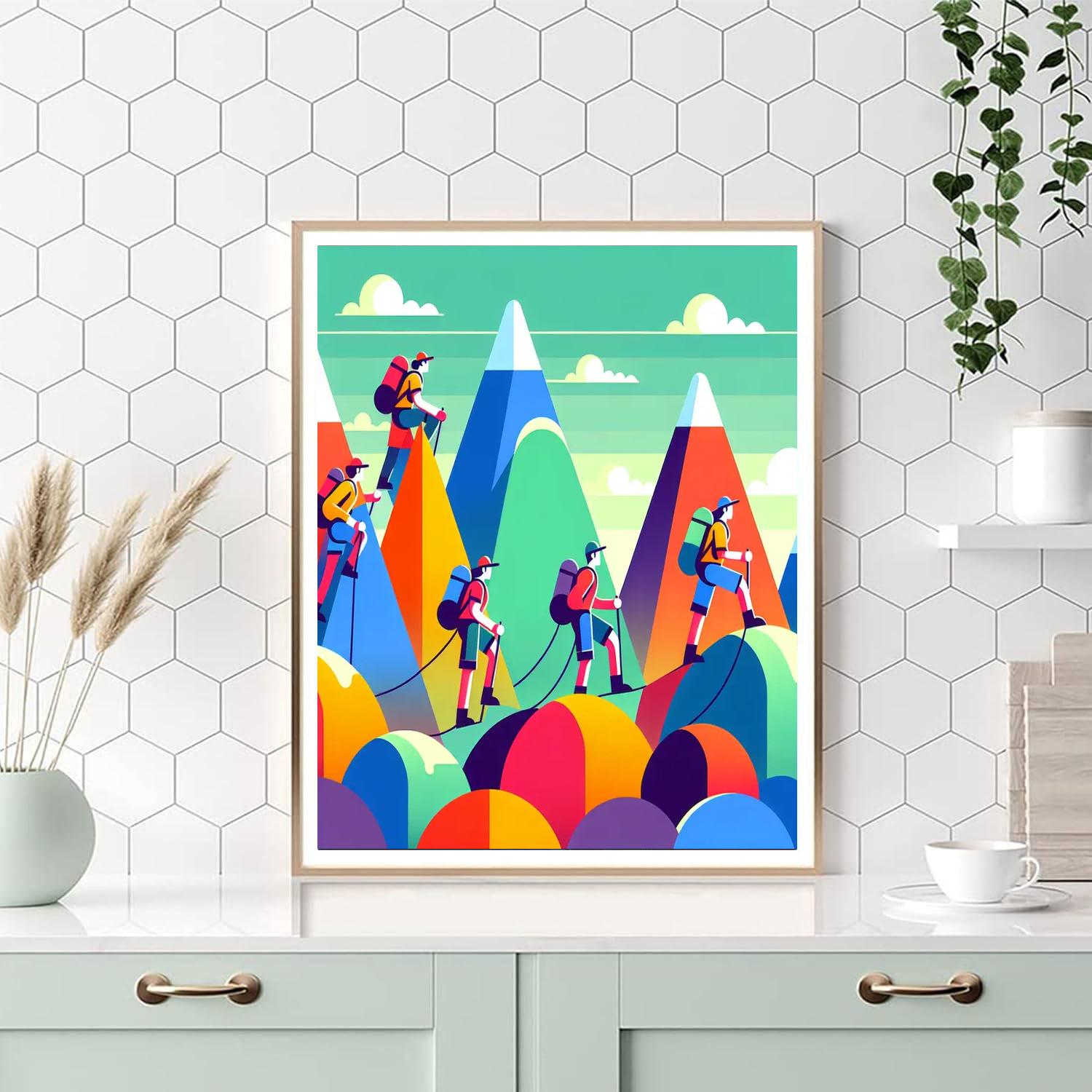Majestic Mountain Explorers Paint By Numbers