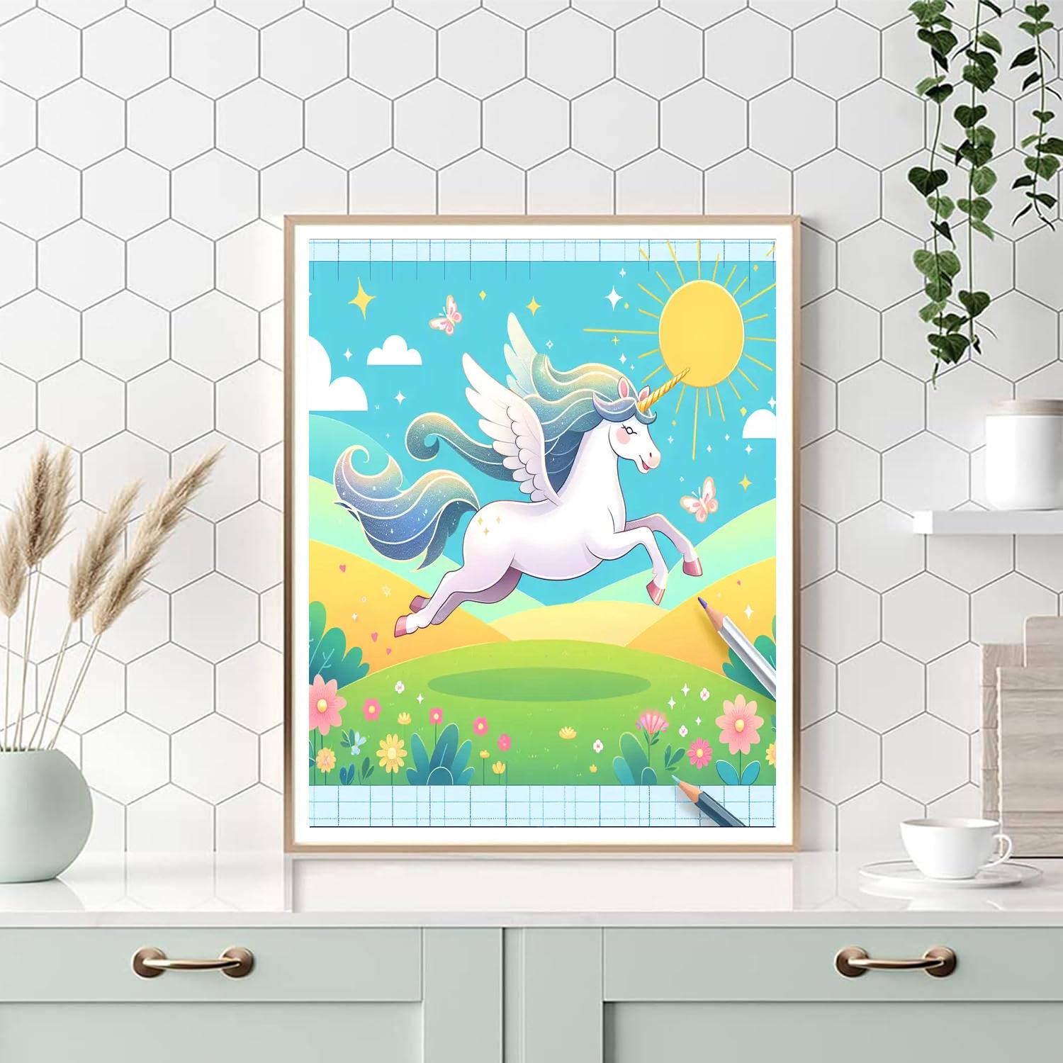 Fairytale Unicorn DIY Paint By Numbers