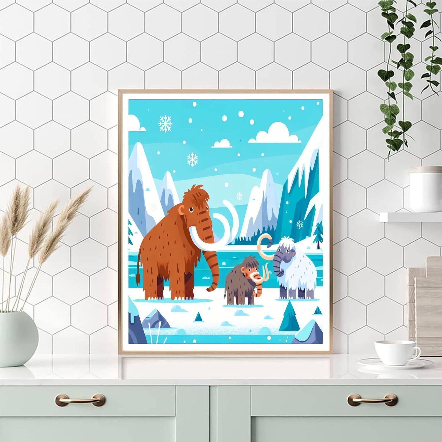 Ice Age Animal Adventure Paint By Numbers Kits