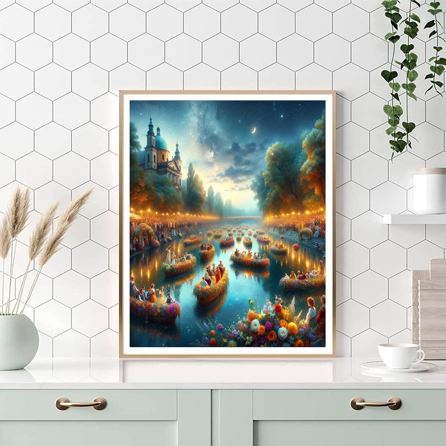 Kraków's Wianki Paint By Numbers Art