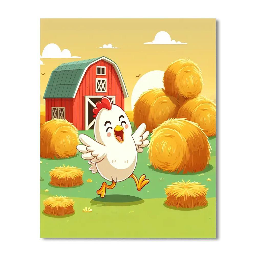 Chirpy Chick's Farmyard Frolic Paint By Numbers