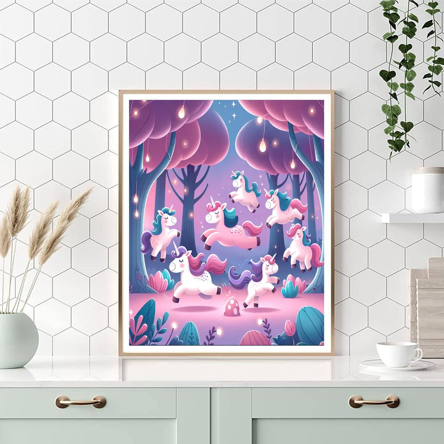 Fairytale Unicorns Painting Number Kit