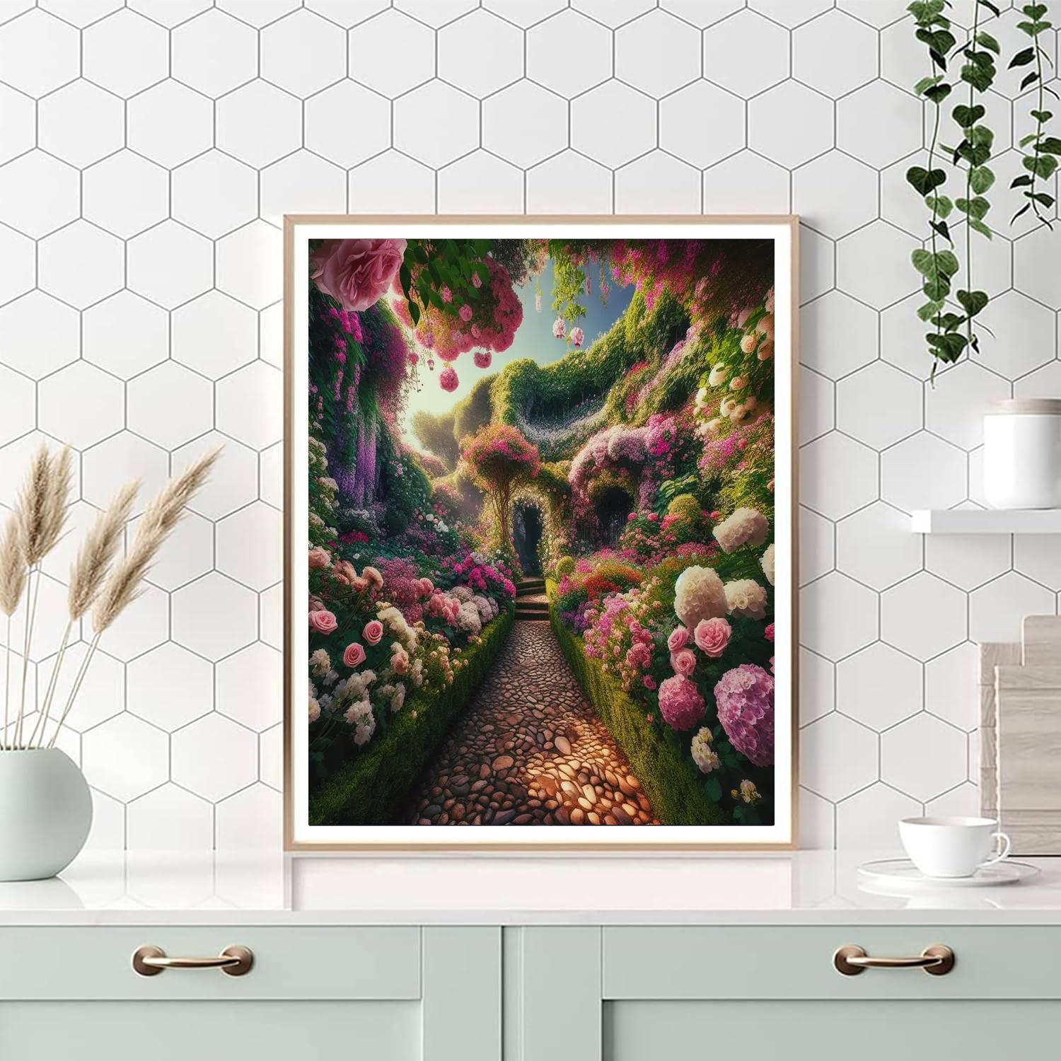 Romantic Garden Stroll Numbered Painting Kits