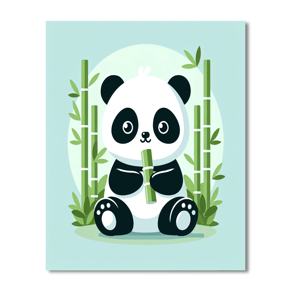 Gentle Giant Panda Play DIY Paint By Numbers