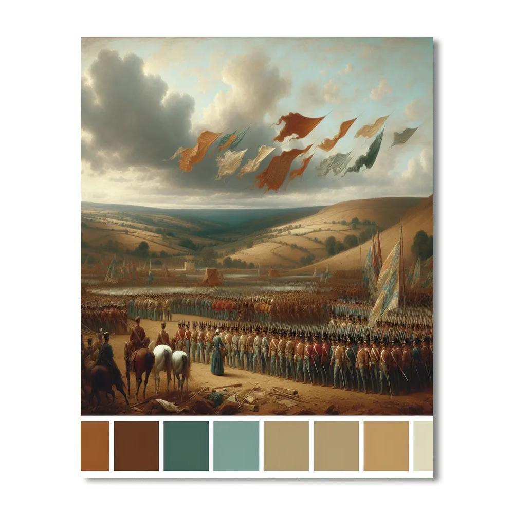 Historical Battlefield Glory Paint By Color