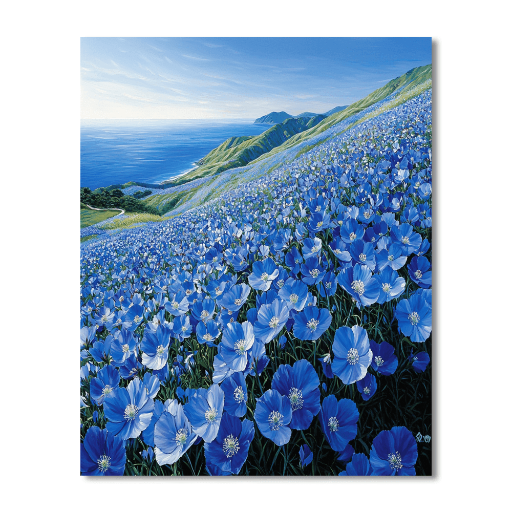 Hitachi Seaside Park - Japan Numbered Painting Kits