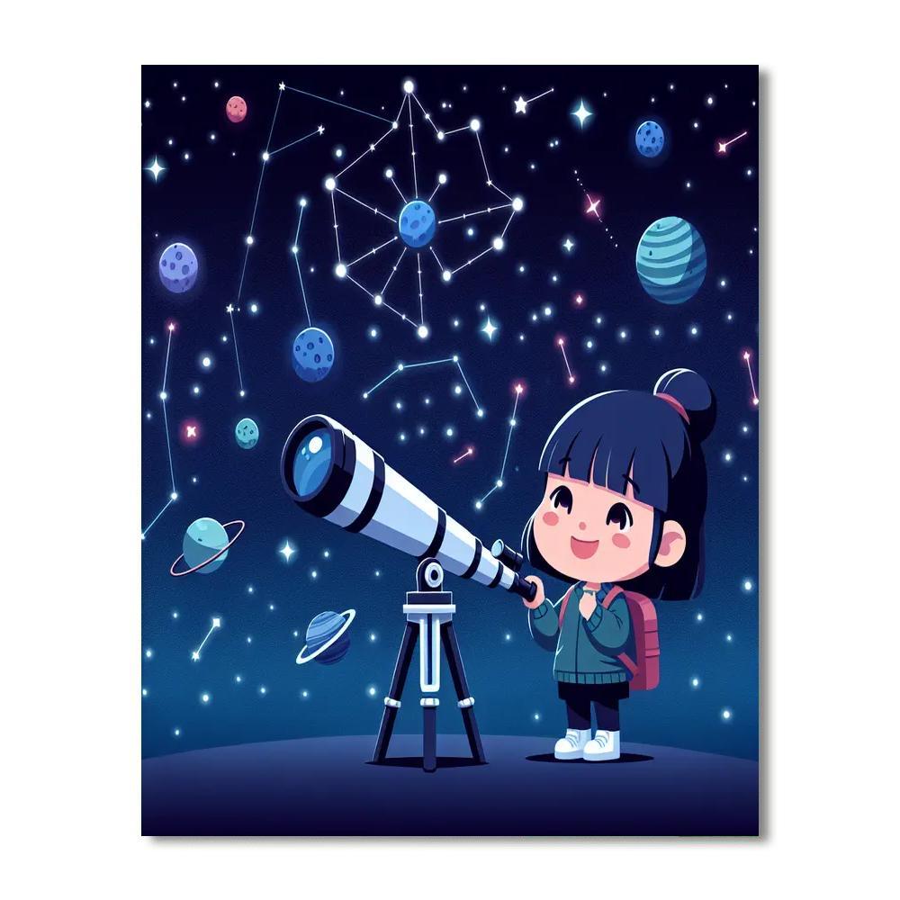 Celestial Observatory Quest Paint By Numbers Kits