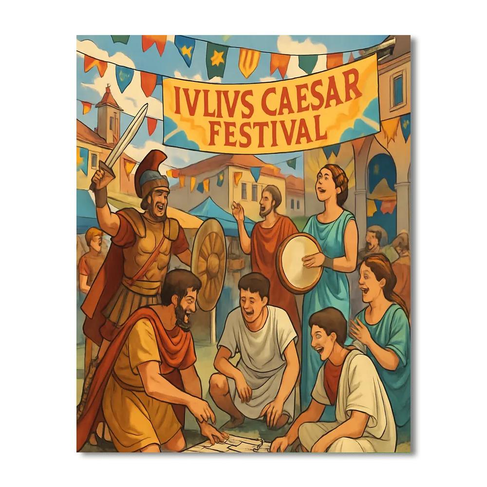 Julius Caesar Festival - Romania Numbered Painting Kits