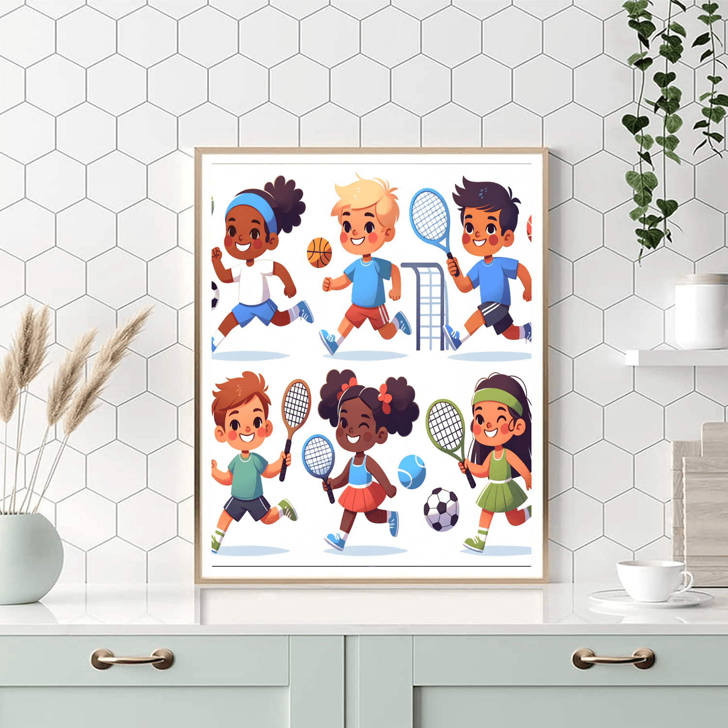 Lively Sports Stars Painting Number Kit
