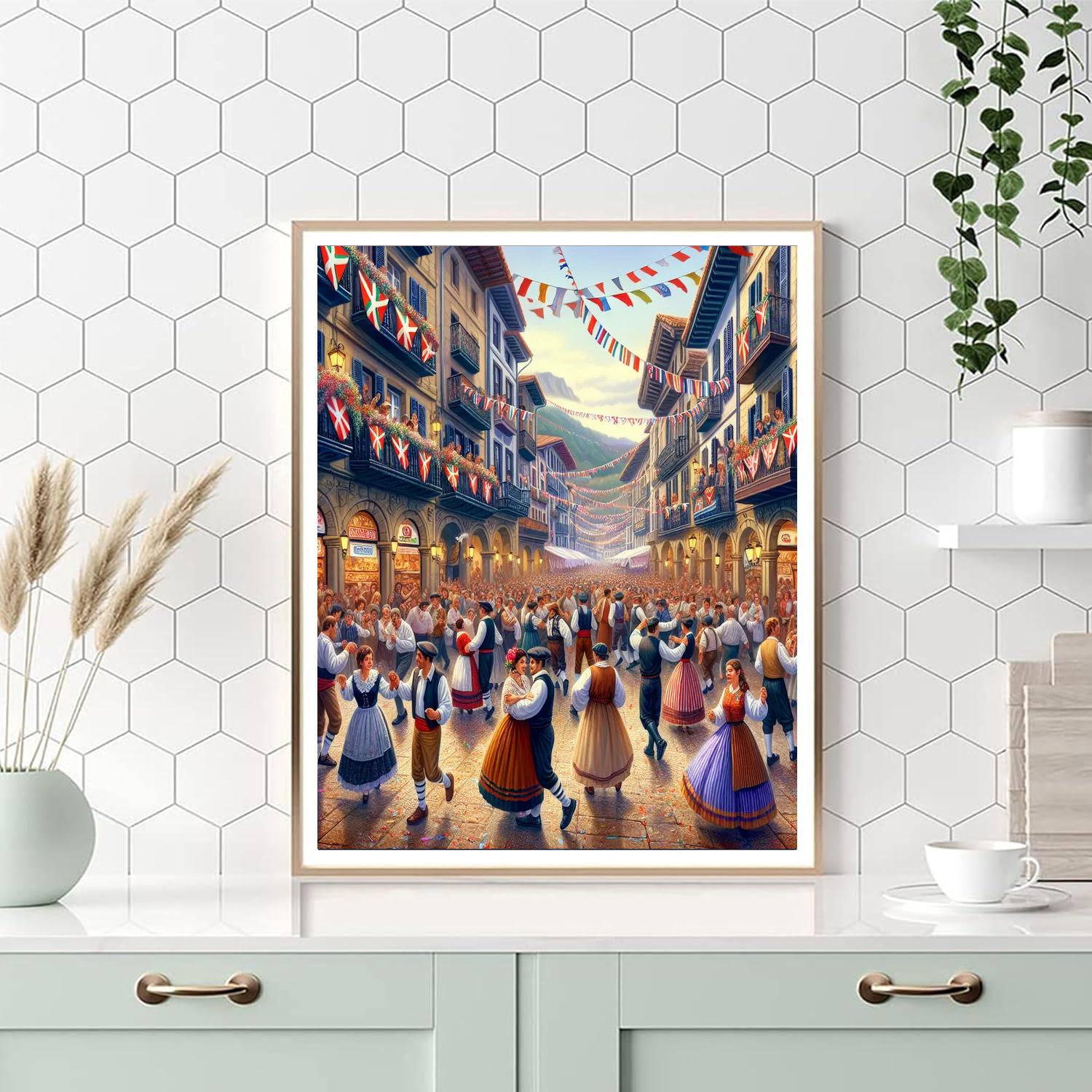 Bayonne Festival Numbered Painting Kits