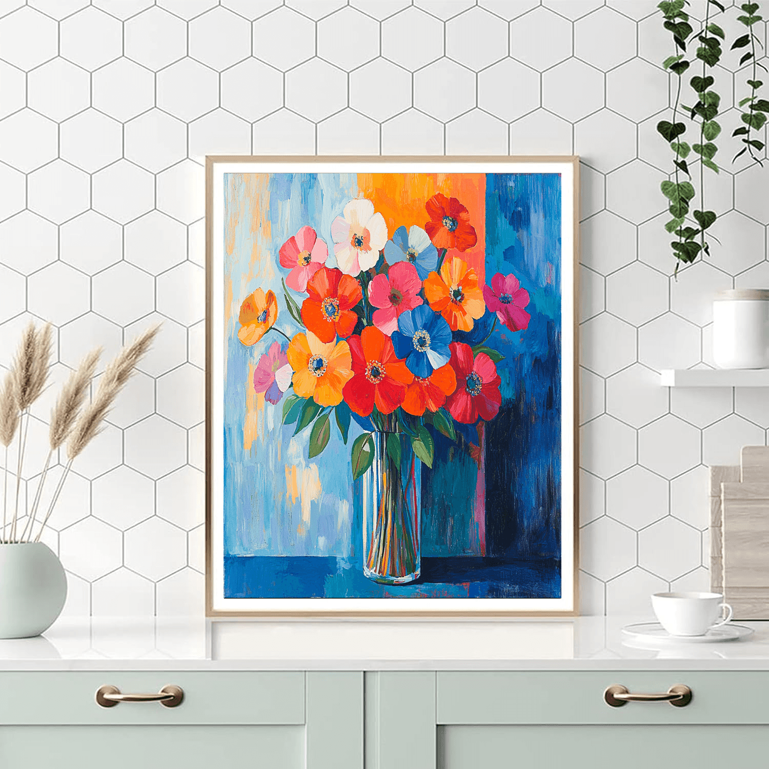 Henri Matisse Inspired Flowers In Harmony  Paint By Numbers