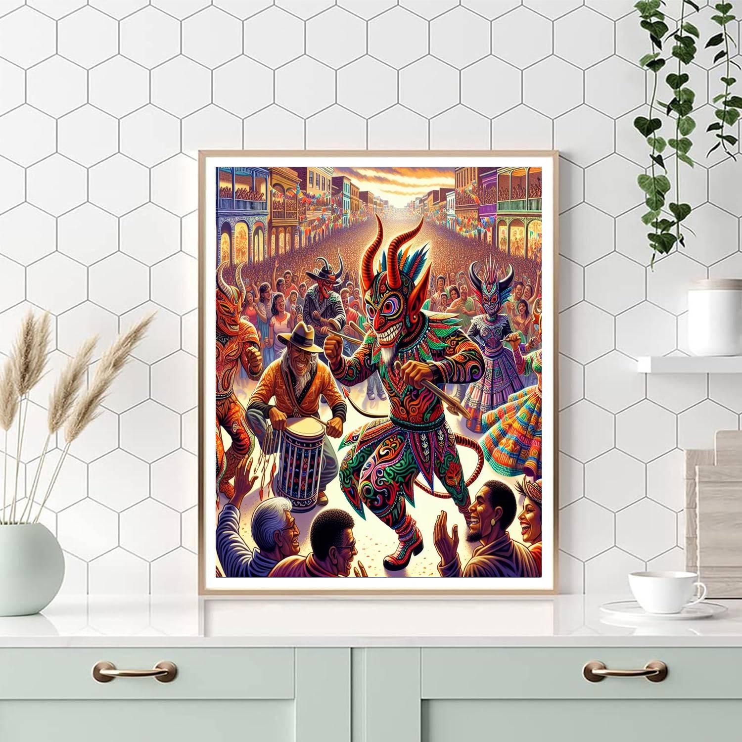 Diablos Danzantes De Yare - Yare Numbered Painting Kits