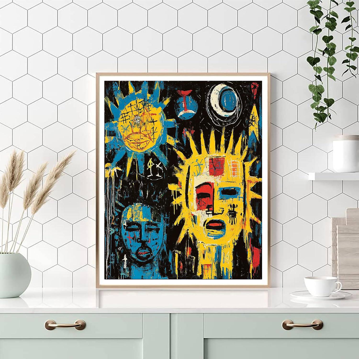 Jean-Michel Basquiat Inspired Whispers Of Culture  Paint By Numbers