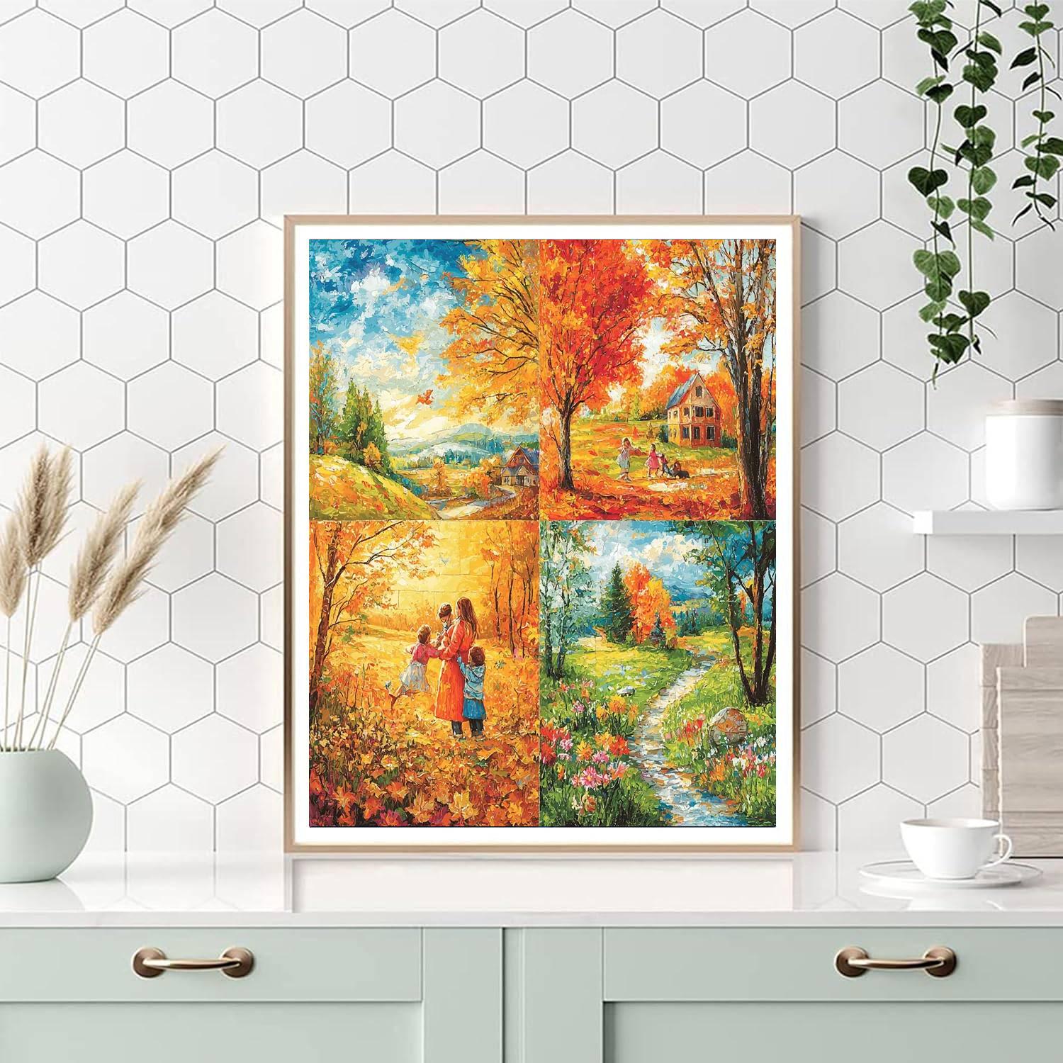 Through Every Season Number Painting