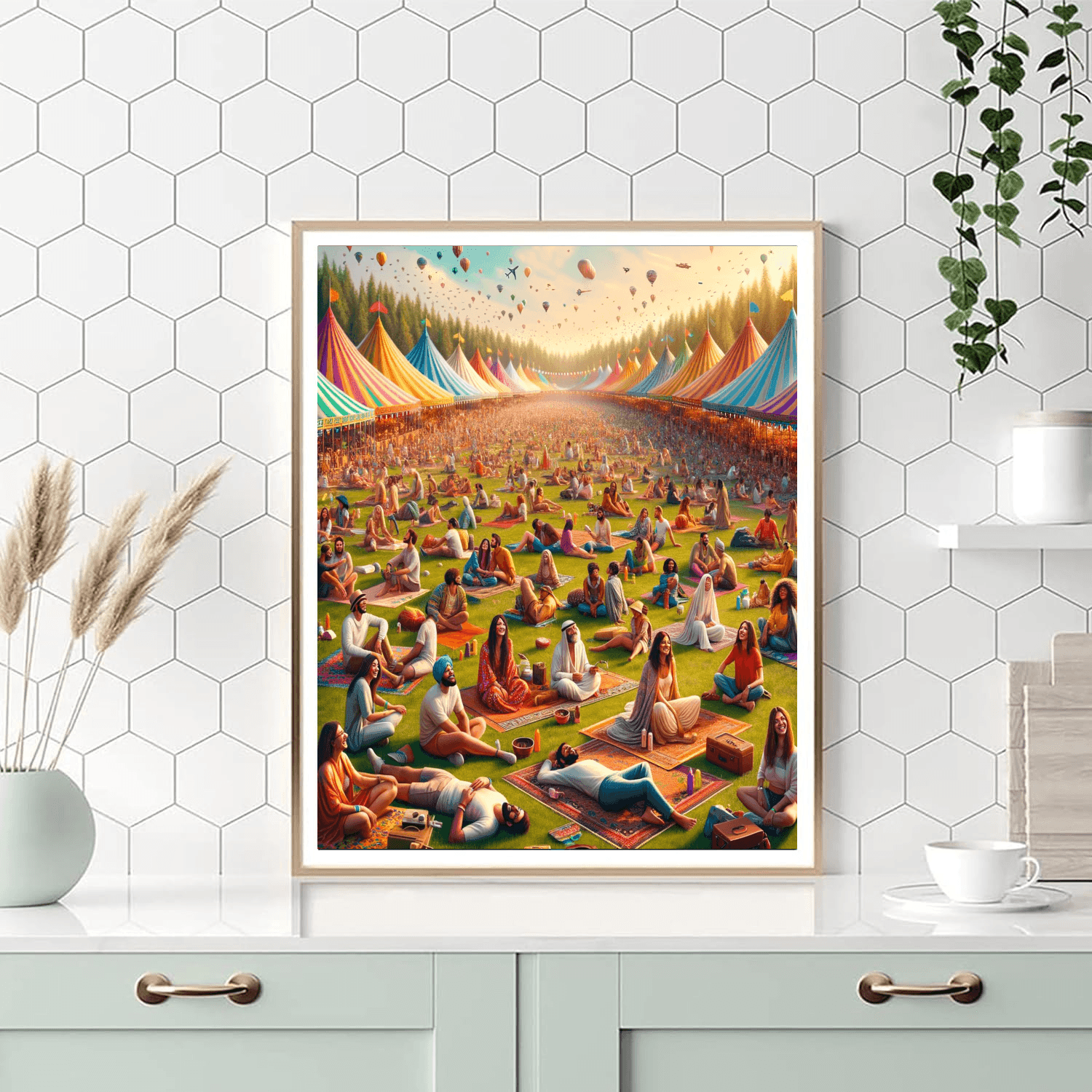 The Big Chill Festival - England DIY Paint By Numbers