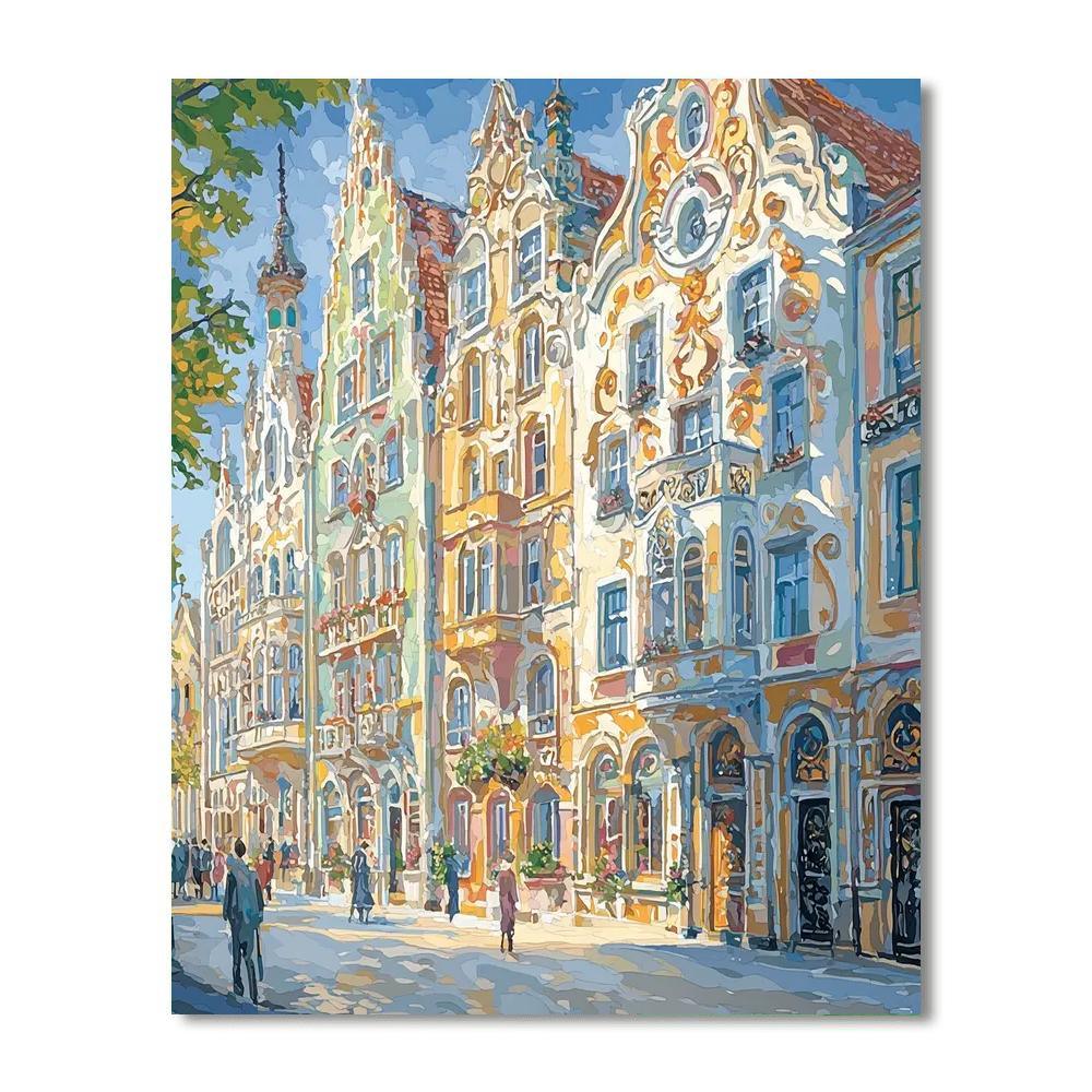 Art Nouveau Building - Riga Paint By Numbers
