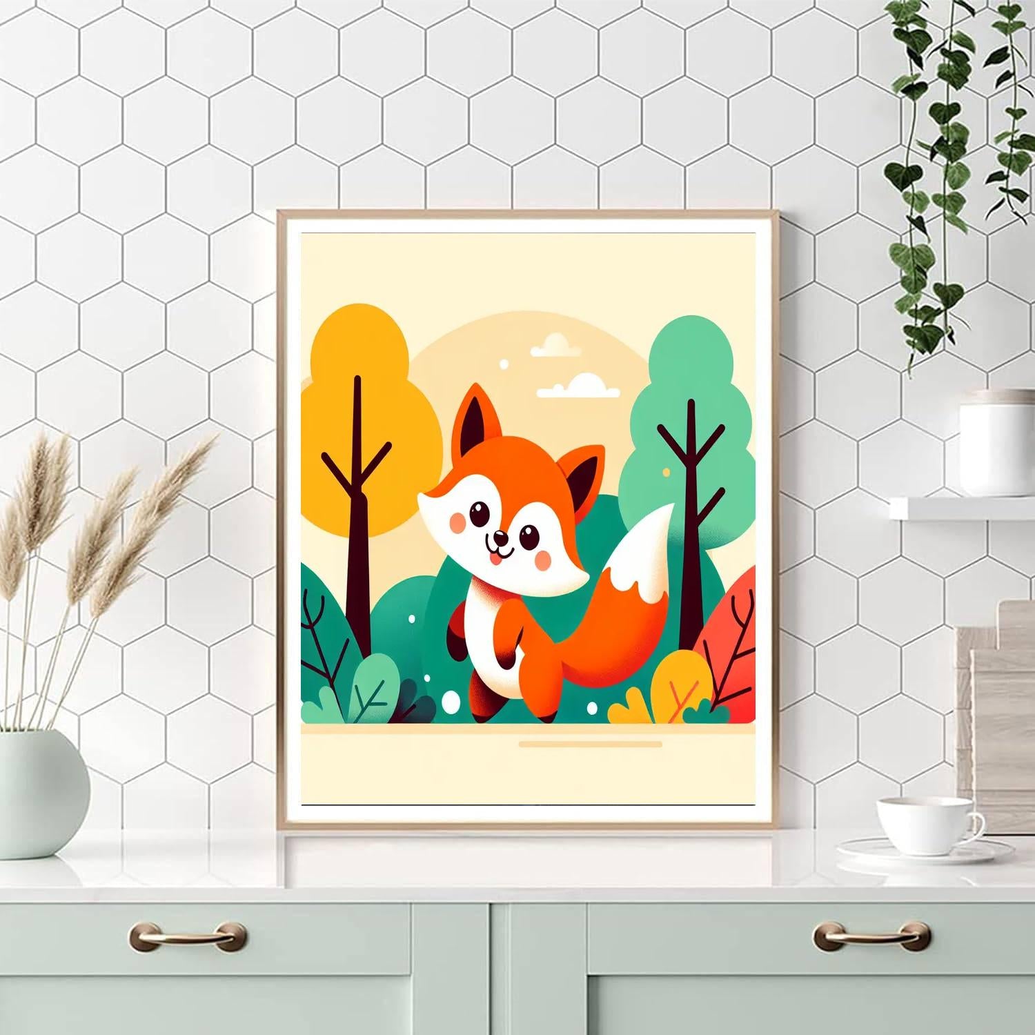 Fun Fox DIY Paint By Numbers